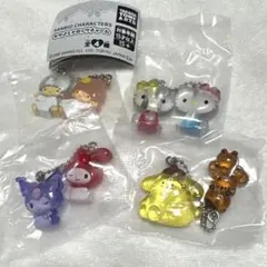 サンリオキャラクターズ　なかよしドロップチャーム　 4 種　コンプリート　ガチャ