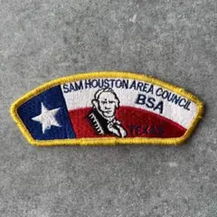 アメリカ ボーイスカウト サム ヒューストン テキサス ショルダー ワッペン