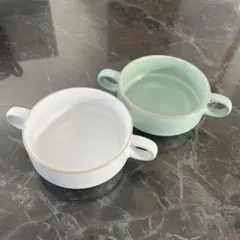 【Francfranc】陶器製スープカップ 2個セット