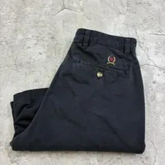 TOMMY HILFIGER　ショートパンツ　32　ブラック　無地　古着