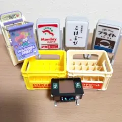 ミニチュア　光るミニチュア看板　インベーダーゲーム機　プリクラ