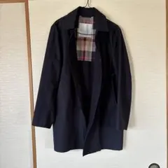 ネイビー ステンカラーコート サイズ36