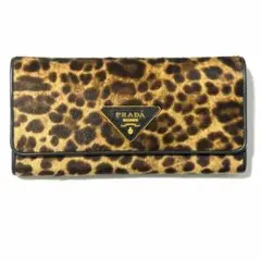 ✨美品✨ プラダ ハラコ レオパード レディース フラップ 長財布 バイカラー 2025年最新】プラダ 財布 ハラコの人気アイテム - メルカリ