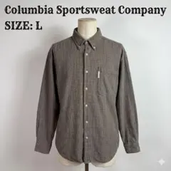 【00s名作】コロンビア ビンテージ チェックシャツ 厚手 L ゆるだぼ 神配色