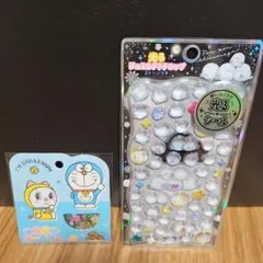 m*6様 正規品　ドラえもん　おはじきシール　シマエナガ　光るジュエルドロップ