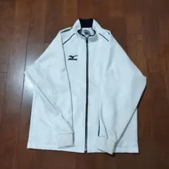 Mizuno ウォームアップウェア Lサイズ ホワイト　ジャージ