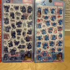 大人気　ボンボンドロップシール　2枚セットスティッチ うるちゅる