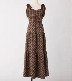 【one after another】 背中あきキャミワンピ