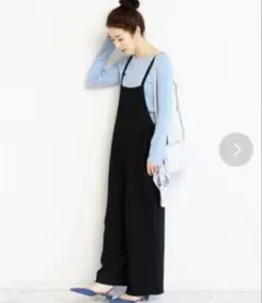 beauty &youth ユナイテッドアローズ ダブルクロスサロペット