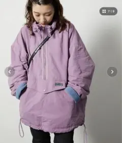 ［美品］フリークスストア　裏フリース　ハーフジッププルオーバー