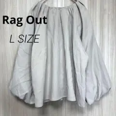 【新品タグ付き】Rag Out 2way ブラウス　バルーン　タック　ラグアウト