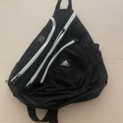 Adidas アディダス メッシュ スリングバッグ メッセンジャー ブラック