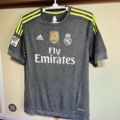 美品adidas Real Madrid 2014 ユニフォーム グレー　2XOのサムネイル