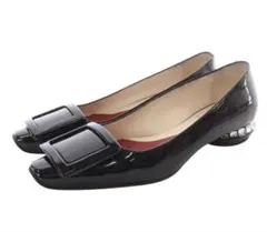 値下げ中 Roger Vivier ジュエルヒール パテントレザーのサムネイル