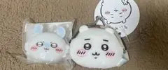ちいかわ　おかおミニシリコンポーチ ちいかわ ミニがま口 ポーチ 2点セット
