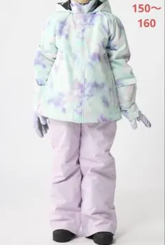 オーシャンパシフィック　キッズ　スノボ　スノーウェア　ミント　上下セット　L