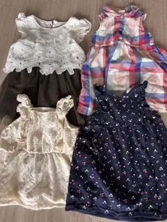H&M など　春夏女の子用　ワンピース　80〜