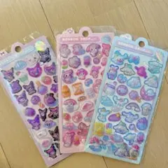 キャラクターシールセット 3枚入り　サンリオ　ボンボンドロップ