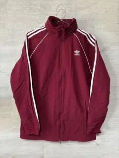 アディダス adidas SST ウインドブレーカー えんじ ナイロンジャケット