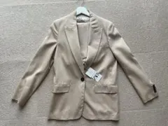 ZARA ザラ　ジャケット　ハーフパンツ　セットアップ　　ベージュ　XS & S