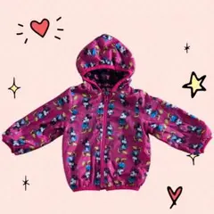 ベビードール×ディズニー リバーシブルアウター 80cm ミニー フリース