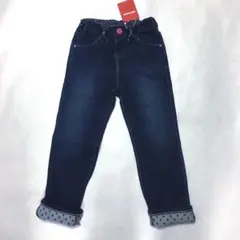 ミキハウス　mikihouse 110cm デニムパンツ　ネイビー　新品未使用品