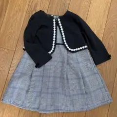 入学式　卒業式　フォーマル　ボレロ付きワンピース　ドレス 120cm