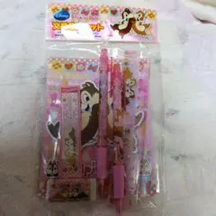 未使用　チップとデール 文具6点セット