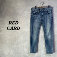 【訳あり】RED CARD デニムパンツ 25周年 ライトブルー 3112