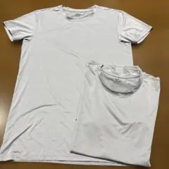 ユニクロ　AIRism ショートスリーブ Tシャツ Lサイズ グレー　2枚