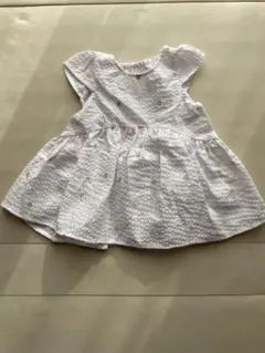 petit main ワンピース ハート刺繍チュニック 90cm