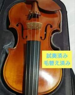 一枚板バイオリン 4/4本体 弓 ケース付き - メルカリ