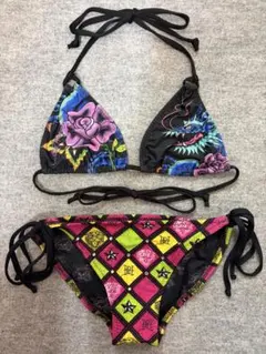 p*!様 Ed Hardy ビキニ セパレート水着 ラインストーン　エド・ハーデ p*!様 Ed Hardy ビキニ セパレート水着 ラインストーン エド・ハーデ