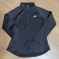 New Balance ハーフジップ トップス 長袖 ブラックのサムネイル