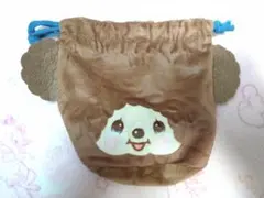 もんちっち　フェイスポーチ　くま