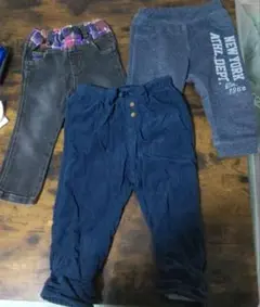 西松屋 H&M グレー パンツ 80サイズ 3着セット