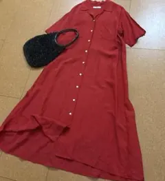 新品同様【リネン混】ジャーナルスタンダード レリューム シャツワンピース