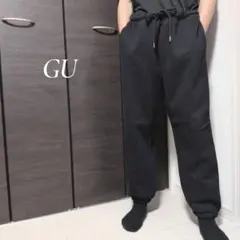 GU ヘビーウェイトスウェットワイドパンツ