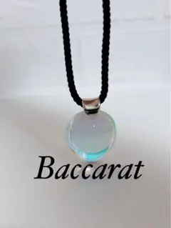 美品 Baccaratバカラ ビーンズネックレスクリスタル ビーンズ おしゃれ 