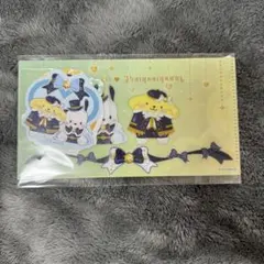 Happyくじ H賞 ミニケース付きステッカーSET ポチャッコ ポムポムプリン