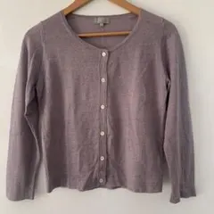 美品　MARGARET HOWELL マーガレットハウエル　カーディガン　薄紫