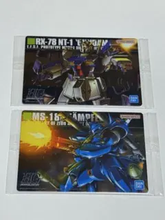 ガンダムNT-1 / ケンプファー ガンプラパッケージアートグミ2未開封カード