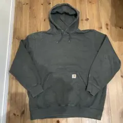 希少XL！カーハート レインディフェンダー パーカー 緑 フェード メキシコ製
