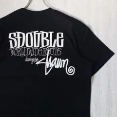海外限定 S/Double エスダブル Tシャツ M ブラック