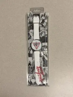 【新品 未使用】GUESS ホワイト アナログクォーツ腕時計のサムネイル