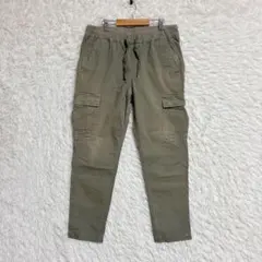 【BAYFLOW】工裝褲 (2) 腰部羅紋 卡其色 男款