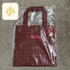 新品 ファミリア familiar チェック トートバッグ 大 赤 - メルカリ