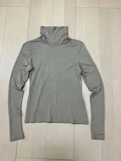 H&M ハイネック　長袖トップス　ブラウン