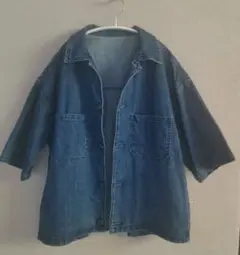 GU デニムジャケット 五分袖 S
