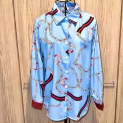 【新品未使用】男女兼用　メンズ　レディース　シャツ　ジャケット　バロック柄　②④